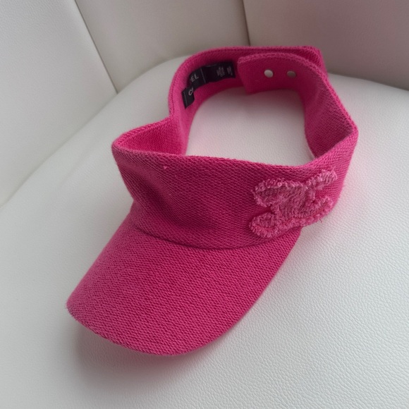 Pink chanel Visor Cap - Picture 1 of 4